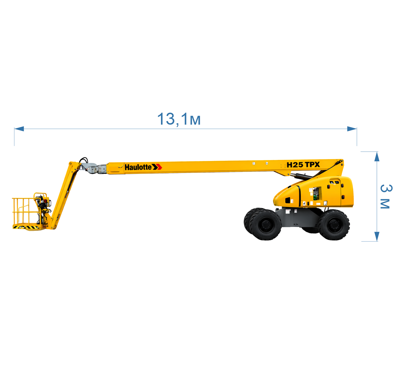 Телескопический подъемник Haulotte H25TPX